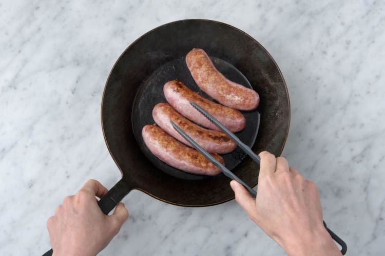 Cook the sausage