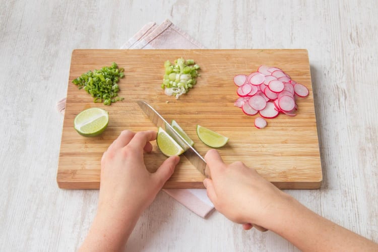 Prep the vegetables