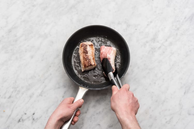 Fry the pork