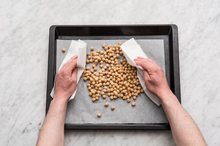 Prepare the chickpeas