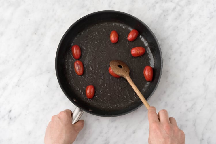 Cook the tomatoes