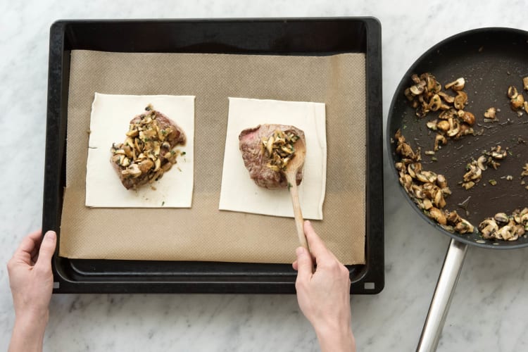 Steaks vorbereiten