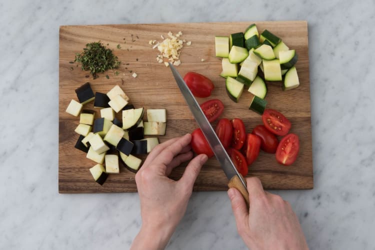 Prep the veggies