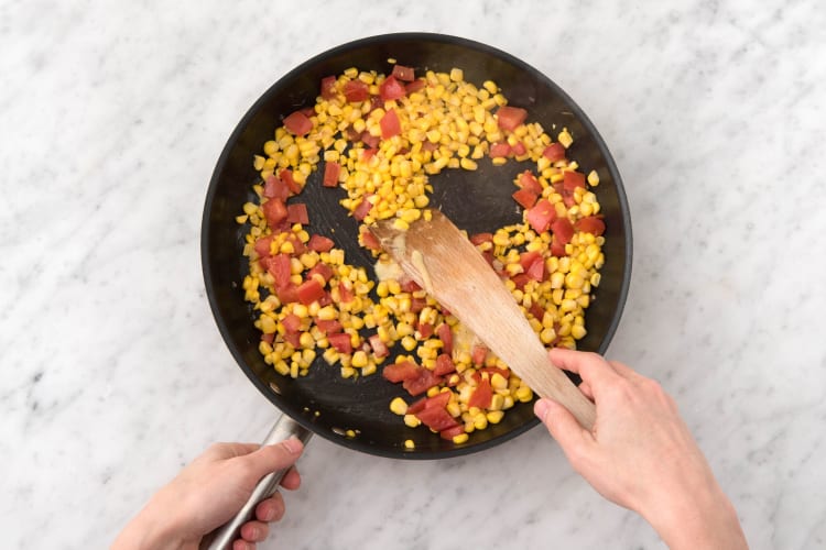 Make the corn relish