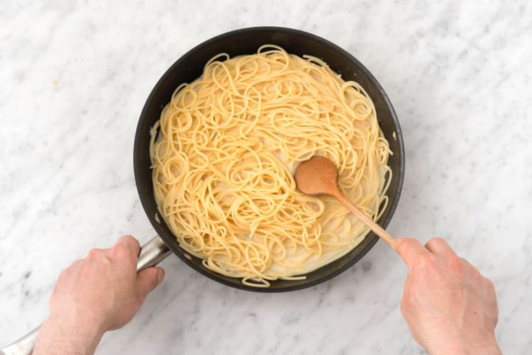 Cook the pasta