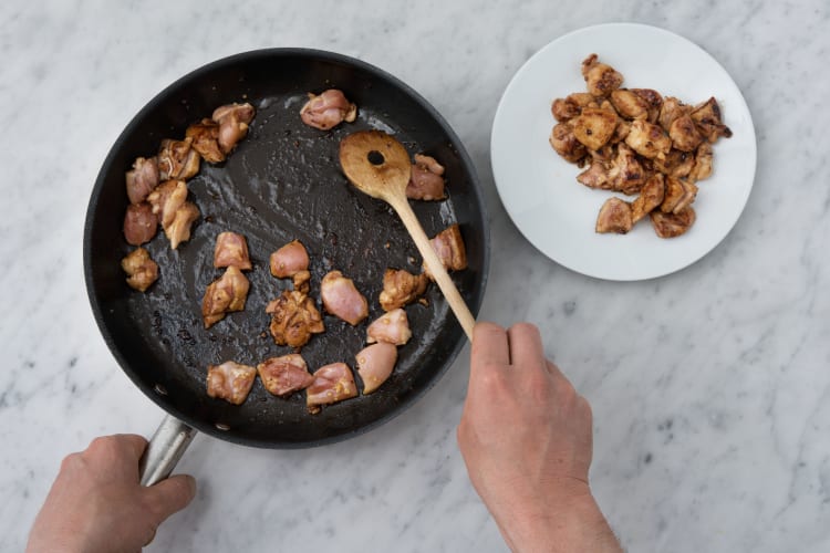 Cook the chicken