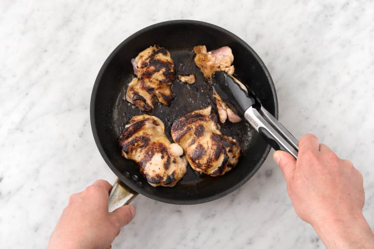 Cook the chicken