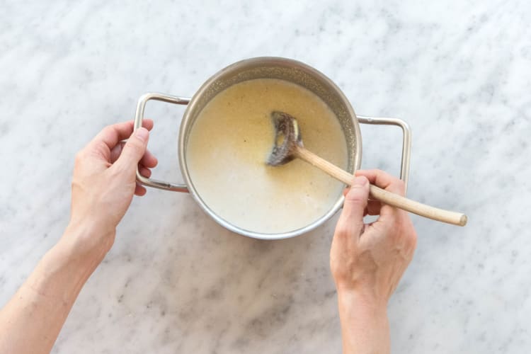 Polenta zubereiten