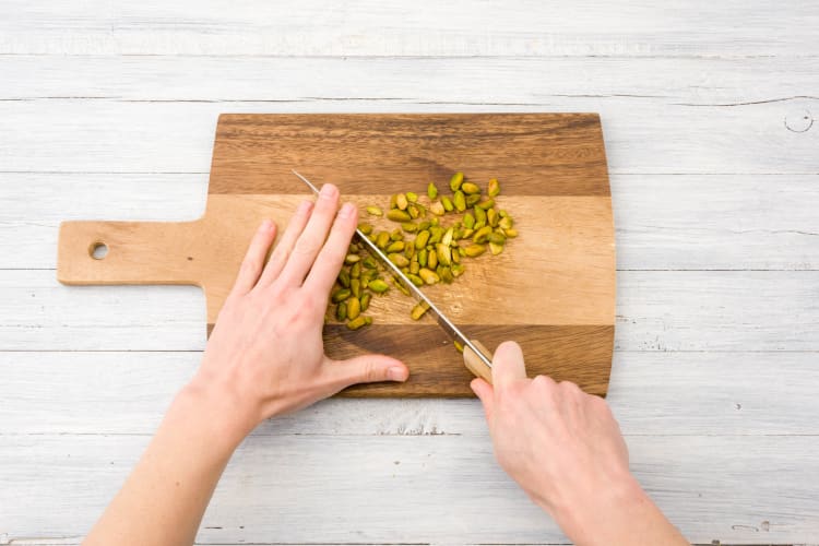 Pistazien fein hacken
