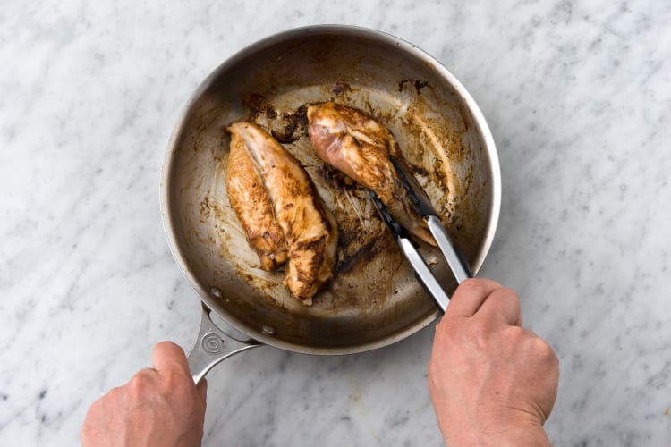 Cook the chicken