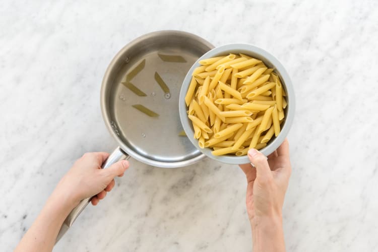 Penne zubereiten