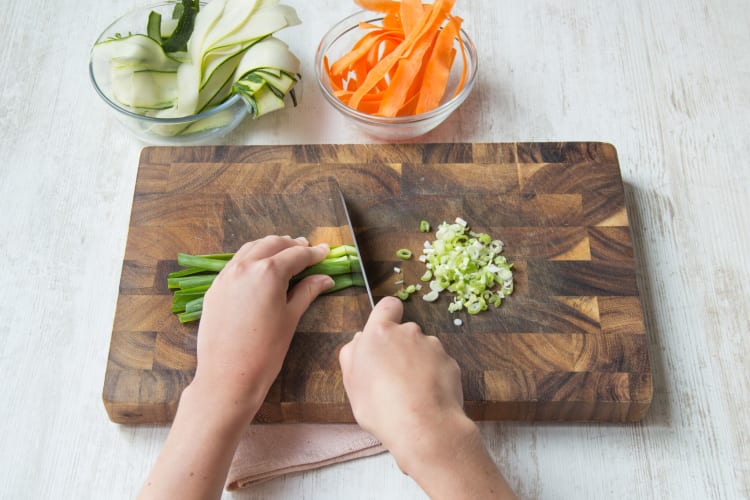Prep the veggies