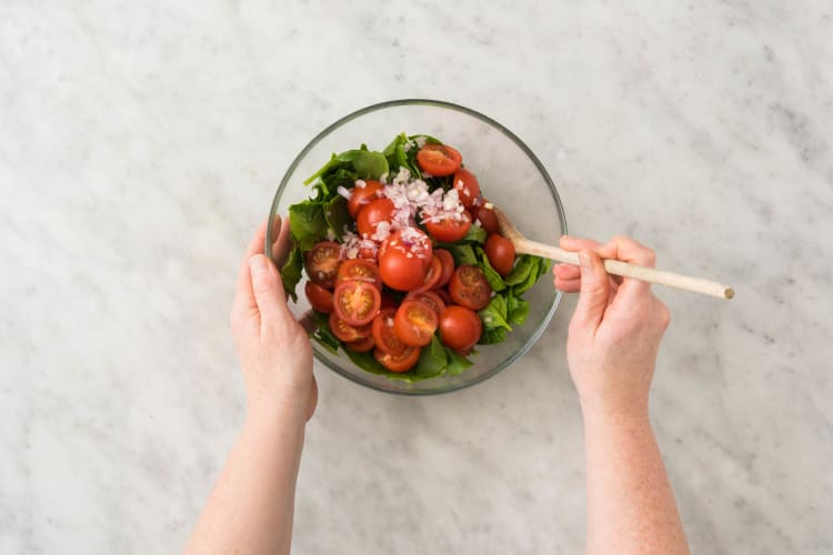 Salade mengen