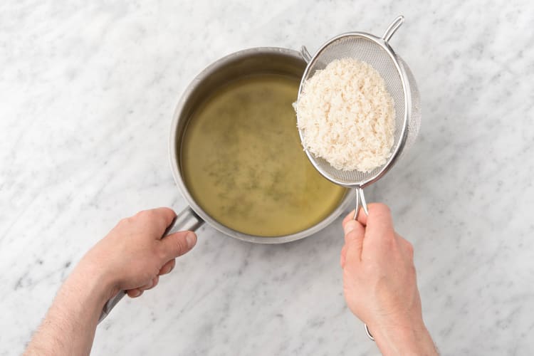 Add the rice