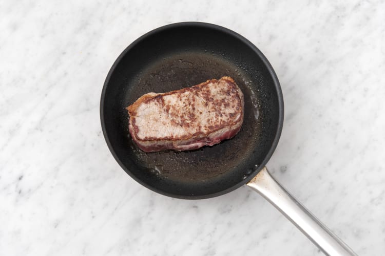 Cook the steak