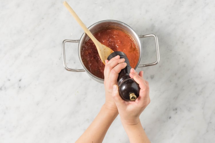 Sauce kochen