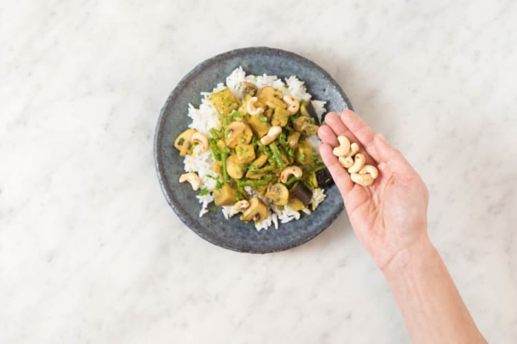 Massam Curry servieren