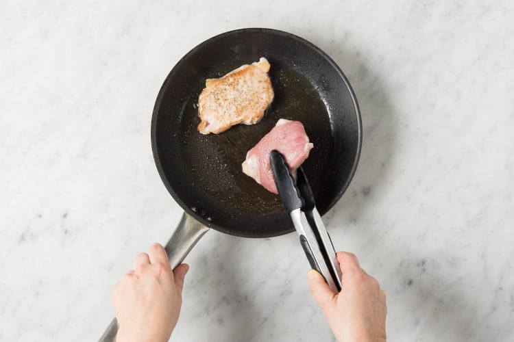 Fleisch anbraten