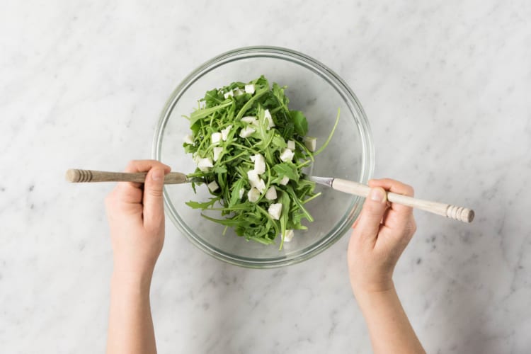 Salat fertig stellen