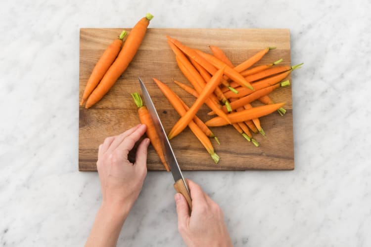 Découper les carottes