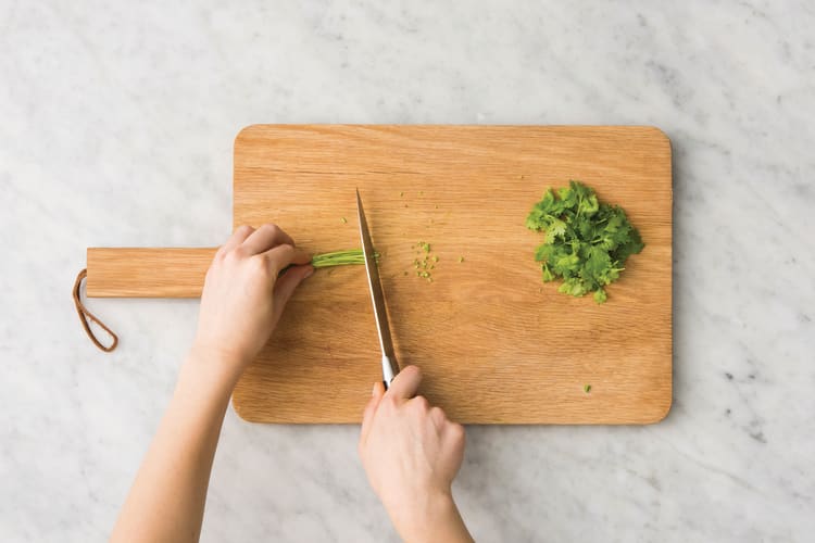 PREP THE CORIANDER