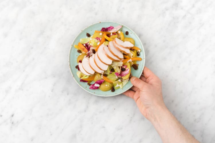 Servir le plat, bon appétit !