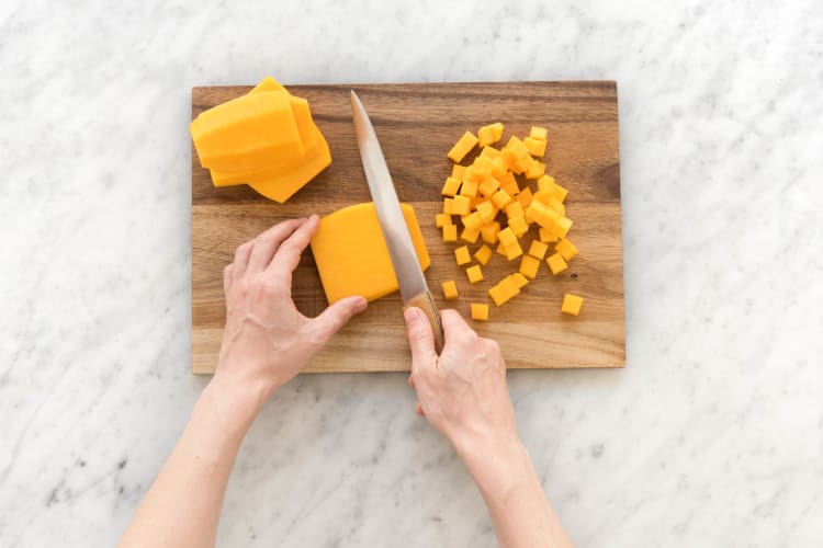 Tailler la patate douce