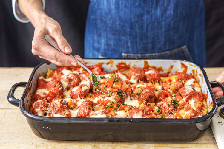 Cheesy Meatball Bake Recipe | HelloFresh