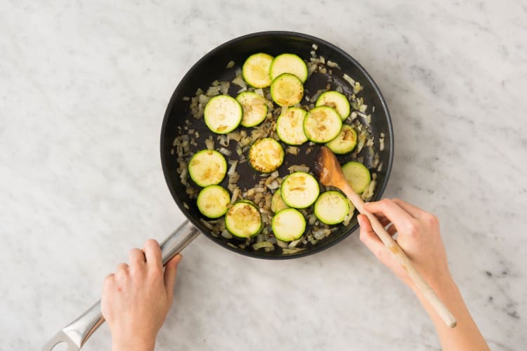 Courgette bakken