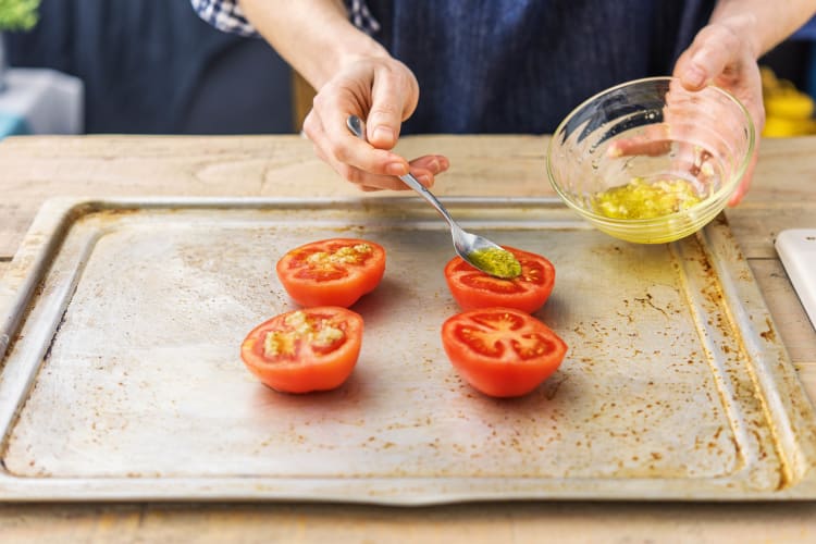 Roast the tomatoes