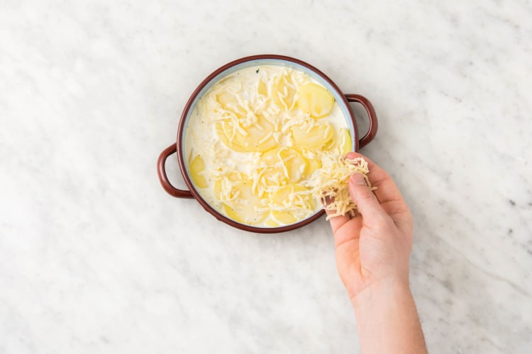 Préparer le gratin