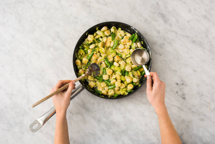 Pea and Brussels Sprout Gnocchi Recipe HelloFresh
