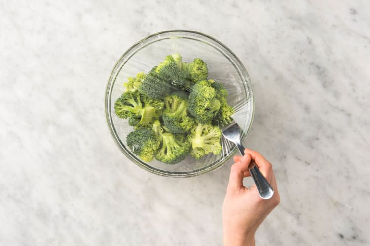 Cook Pork and Prep Broccoli