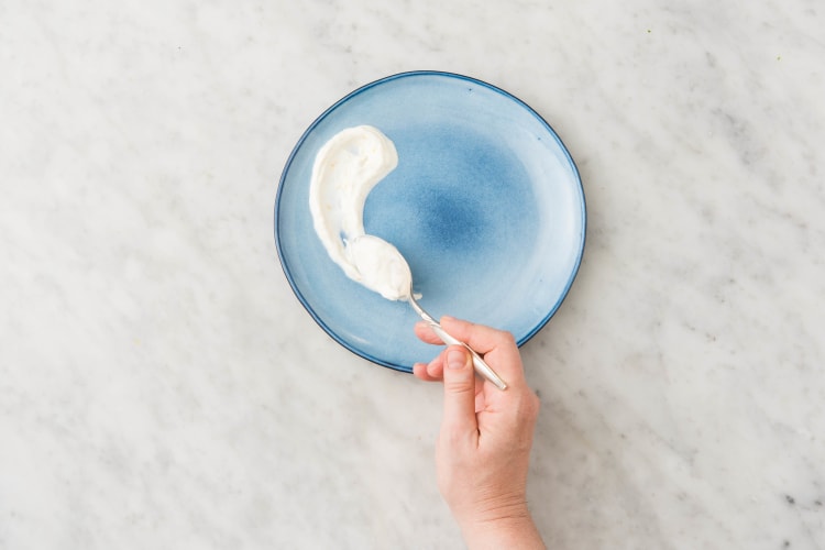 Season Farro and Plate Yogurt