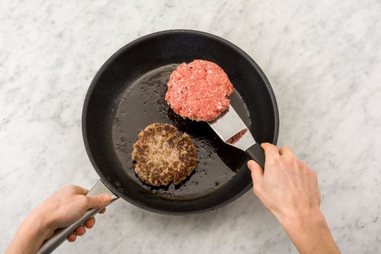 Cook Burgers and Toast Buns