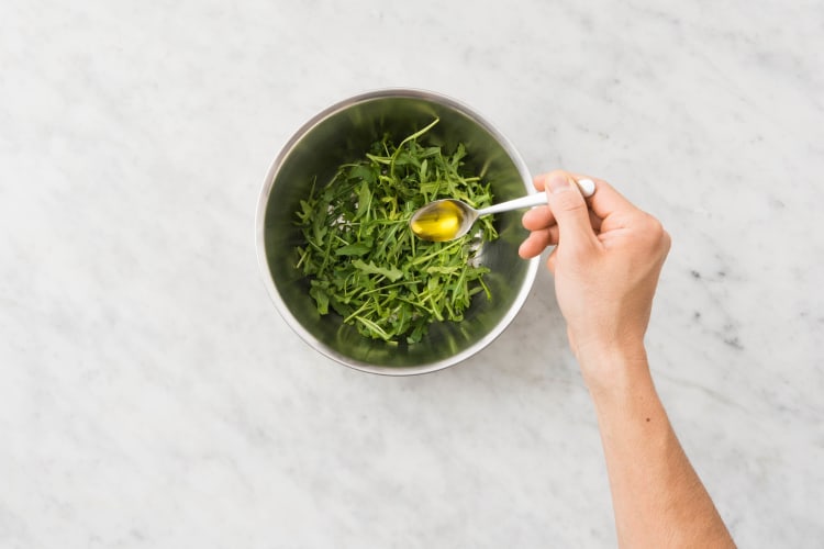 RUCOLA VORBEREITEN