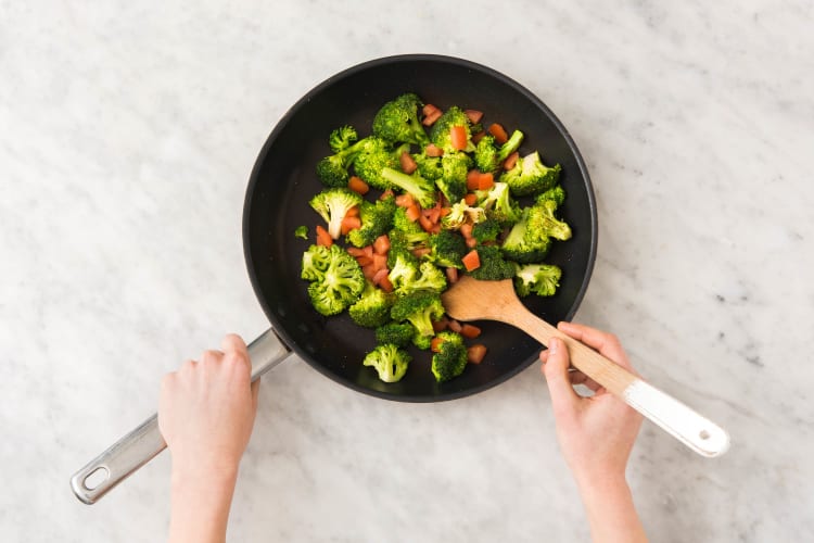 Prep and Cook Veggies