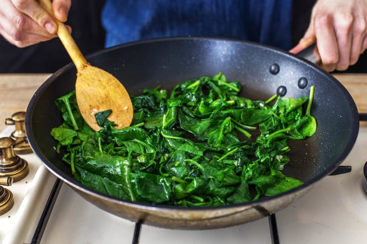 Cook the Spinach
