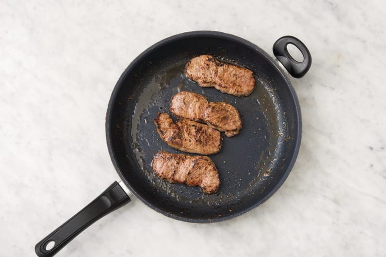 Steak with Garlic-Rosemary Sauce Recipe | HelloFresh