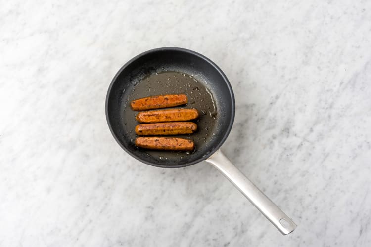 Cuire les merguez