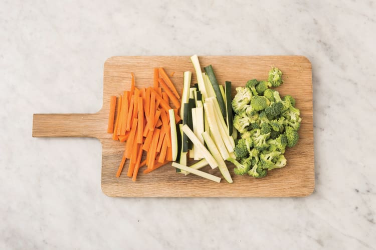 Prep the veggies