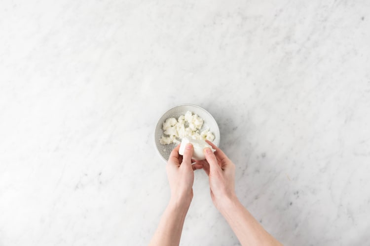 Mozzarella zupfen