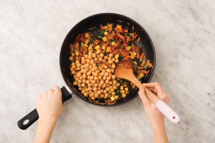 Cook the chickpeas