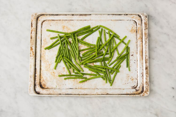 Prep and Roast Green Beans