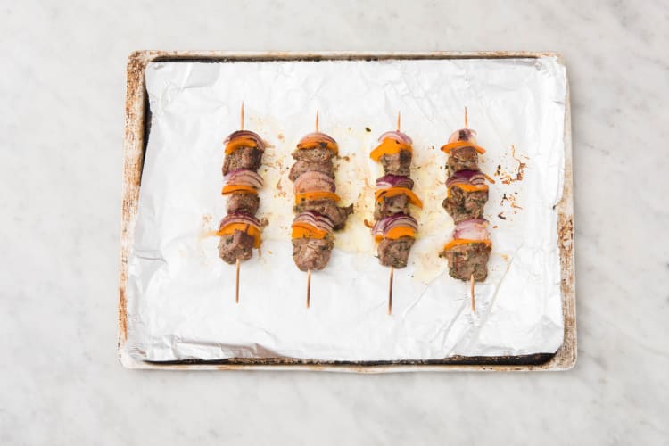 5 BROIL SKEWERS