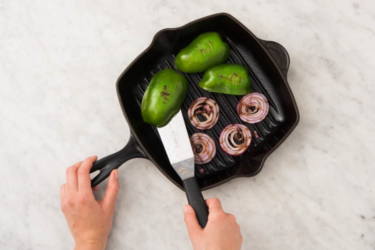 Grill Veggies and Tortillas