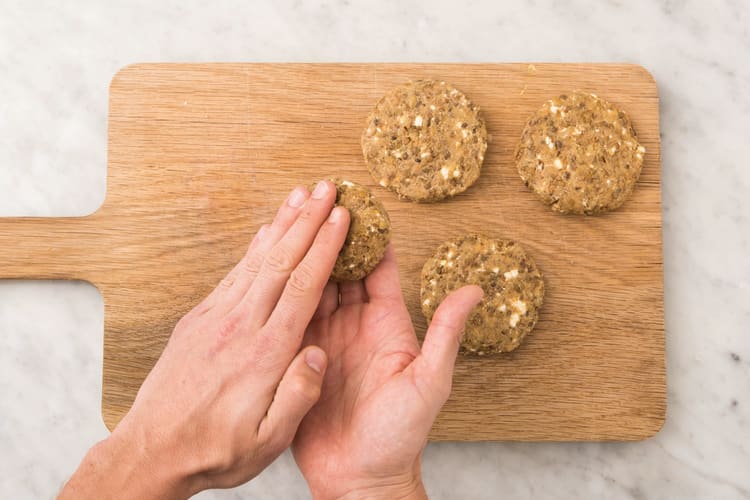 PREP THE LENTIL PATTIES