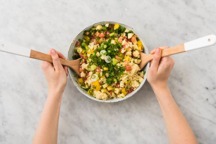 Mélanger la salade