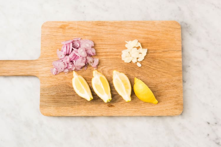 Boil Stock and Prep Risotto