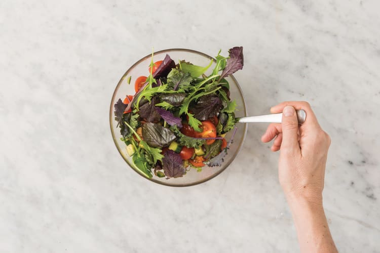 MAKE THE TOMATO SALAD